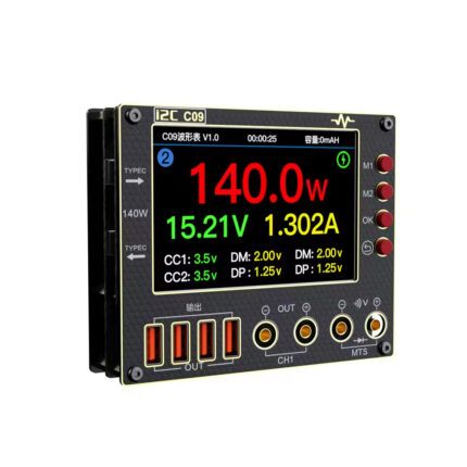 I2C C09 Digital Waveform Ammeter with Charge Detection / Voltage Measurement
